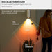 Motion Sensor Nursery Night Light for Parents, Rechargeable Magnetic Wall Light, 2-Pack