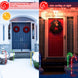 Solar Christmas Candy Cane Pathway Lights, Set of 4 Multicolor Stake Lights with 8 Modes, Ships from USA