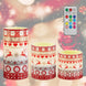 Christmas Flameless LED Candles, Set of 3 Reindeer Pillar Candles with Remote and Timer, Ships from USA