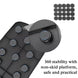 Foldable Push-Up Board Fitness Trainer with Color-Coded Hand Positions