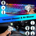 Cordless Air Duster and Handheld Vacuum, 20000Pa Brushless, Rechargeable