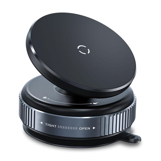 Vacuum Suction Magnetic Phone Mount for Car Dash and Glass, 360° Adjustable