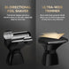 Rechargeable Back Hair Shaver for Men with Folding Long Handle and 2 Heads