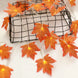 Christmas Maple Leaves LED String Lights, 2M 10-LED (USB Powered)