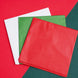 Christmas Tissue Paper, 60 Sheets, 20 x 20 in Red, Green and White Gift Wrap Tissue