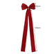 Large Red Christmas Tree Topper Bow with 4 ft Streamers