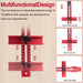4-in-1 Router Milling Groove Bracket and Circle Cutting Jig, Aluminum