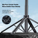 AI Face-Tracking Phone Stabilizer and Tripod, 360° Auto Rotation, 1.63 m