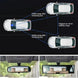 Clip-On Panoramic Car Rearview Mirror, Wide-Angle Interior Mirror, 11 in