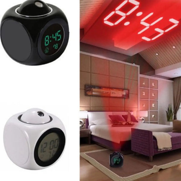 LED Time Projector Alarm Clock with Ceiling Display