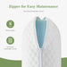 Ventilated Memory Foam Bed Pillow, Set of 2
