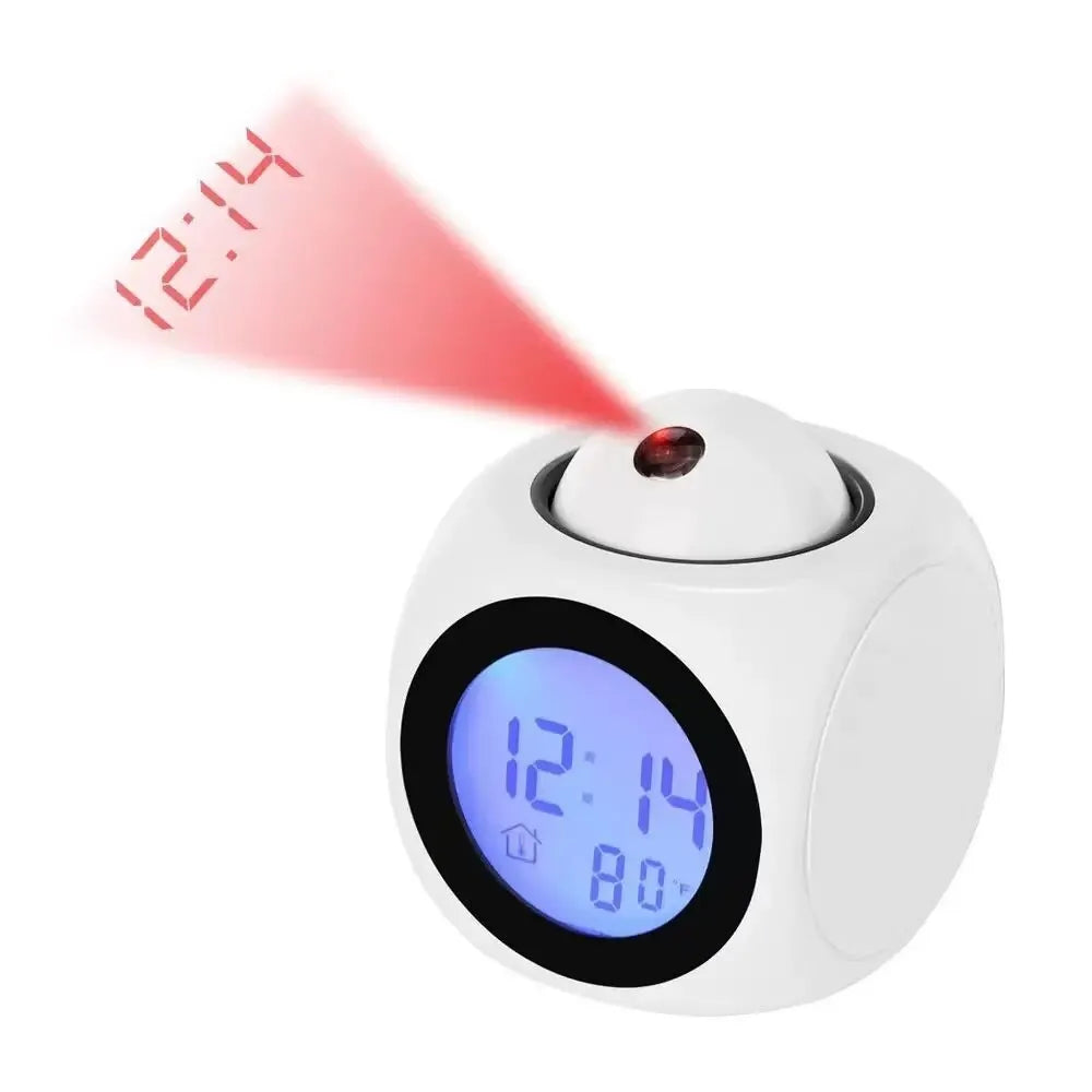 LED Time Projector Alarm Clock with Ceiling Display