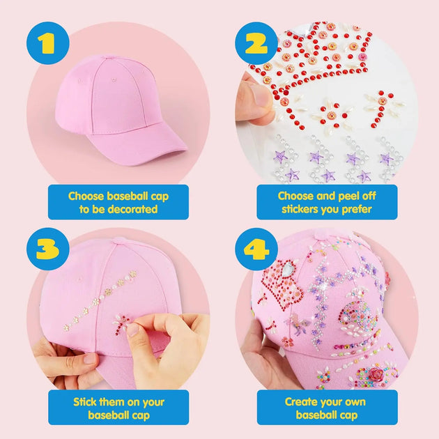 Decorate Your Own Baseball Cap Craft Kit for Kids