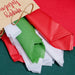 Christmas Tissue Paper, 60 Sheets, 20 x 20 in Red, Green and White Gift Wrap Tissue