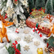 Wooden Snowflake Christmas Ornaments, 100 Pieces, 2 in Unfinished Cutouts with Hanging Cords