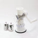Rotary Cheese Grater with 3 Stainless Steel Drums and Suction Base