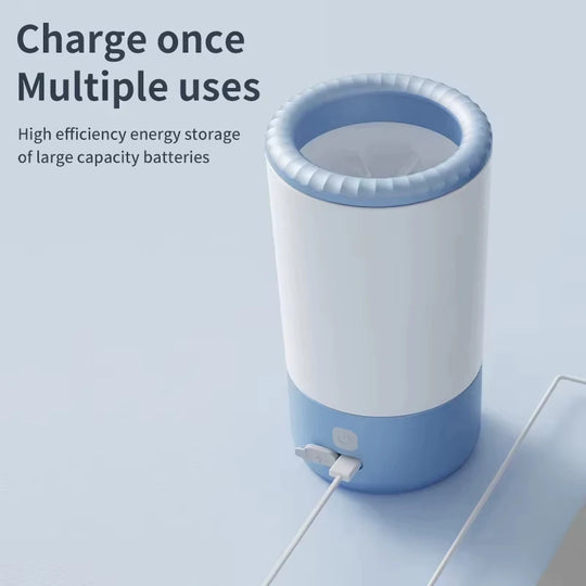 Automatic Dog Paw Cleaner Cup, Rechargeable Pet Foot Washer with Soft Bristles