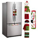 Christmas Snowman Appliance Handle Covers, Set of 3 for Refrigerator, Oven and Microwave