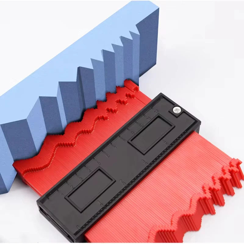 Contour Gauge Profile Duplicator Tool, 5 Inch, with Ruler Scale