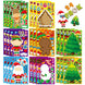 Make-a-Face Christmas Puzzle Stickers, 8 Sheets