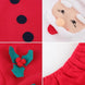 Santa Christmas Bathroom Set, 3 Pieces: Toilet Lid Cover, Contour Rug and Tank Cover with Tissue Holder