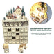 Wooden Christmas Advent Calendar with 24 Drawers and LED Lighted Village Scene