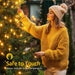 Multicolor LED Green Wire Christmas String Lights, 6m / 200 LED with Remote