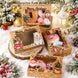 Christmas Cookie Gift Boxes with Window, Set of 6