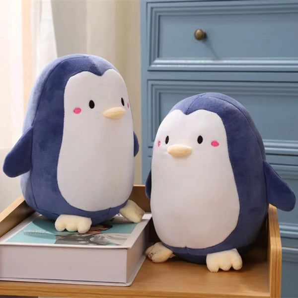 Christmas Penguin Plush Pillow, 25 cm