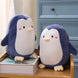 Christmas Penguin Plush Pillow, 25 cm