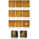 LED Snowflake Window Hanging Light, Warm White Battery Operated Christmas Decoration with Suction Cup