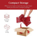 24-Inch Red Pre-Lit LED Christmas Bow, Outdoor Holiday Decoration