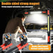 Rechargeable Magnetic LED Work Light Bar for Car Repair and Garage, with Hooks