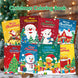 8-Book Set Kids Christmas Coloring Books with Bonus Activity Pages
