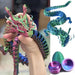 Articulated 3D Printed Dragon Egg Toy, 30cm Dragon Inside Egg Shell - Christmas Stocking Stuffer