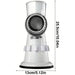 Rotary Cheese Grater with 3 Stainless Steel Drums and Suction Base