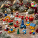 24-Day Christmas Advent Calendar with Tabletop Wooden Tree and 24 Mini Wooden Ornaments
