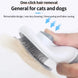 Self-Cleaning Pet Grooming Brush for Dogs and Cats, One-Click Hair Release