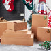 12-Piece Kraft Christmas Gift Boxes with Lids, Assorted Nesting Sizes