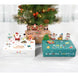 10 Pcs Christmas Gift Boxes with Pop-Up Santa & Friends, Kraft Treat Boxes