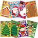 Make-a-Face Christmas Puzzle Stickers, 8 Sheets