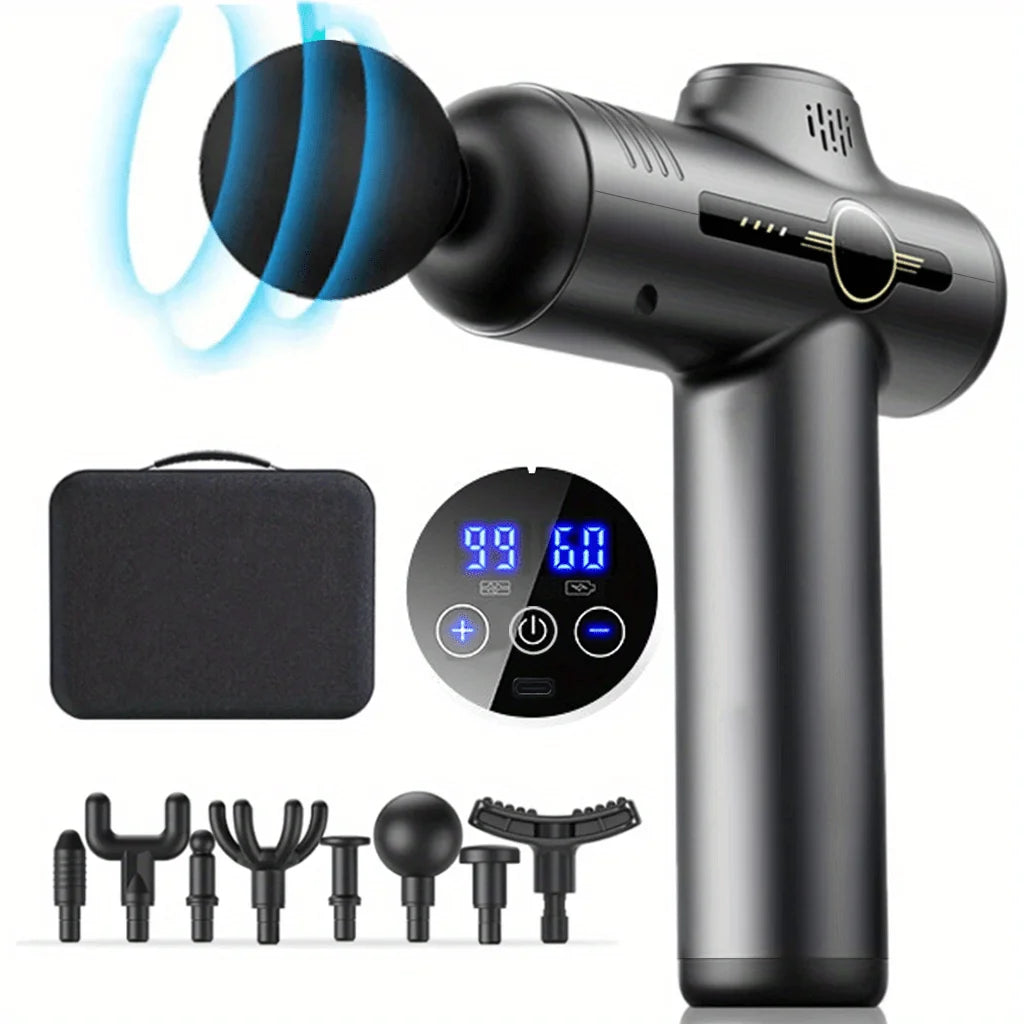 Cordless Rechargeable Percussion Massage Gun, Christmas Gift Muscle Massager