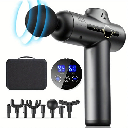 Cordless Rechargeable Percussion Massage Gun, Christmas Gift Muscle Massager