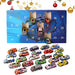 Christmas Advent Calendar with 24 Toy Cars, 24-Day Countdown Gift Set
