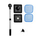 Extendable Windshield Cleaning Kit with Magnetic Pad Holders