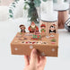 10 Pcs Christmas Gift Boxes with Pop-Up Santa & Friends, Kraft Treat Boxes