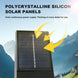 Solar Garden Spotlight with Color-Changing LEDs, Stake or Wall Mount