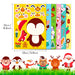 Christmas Make-a-Face Puzzle Stickers, Santa, Snowman & Reindeer