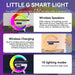 RGB Mood Lamp with Alarm Clock, Bluetooth Speaker & Wireless Charger