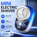 Mini Pocket Electric Shaver with LED Display, USB-C Rechargeable